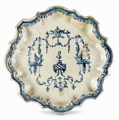 Piatto Torino(?) o Francia, Bottega (attr. a G.b.rossetti) della Prima Metà del XVIII Secolo