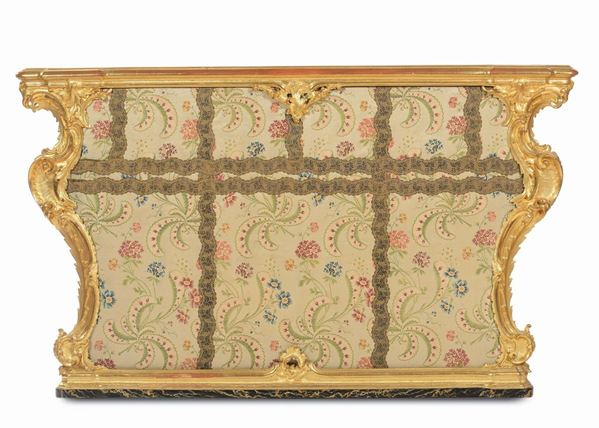 Paliotto da altare in legno intagliato e dorato, XVIII-XIX secolo