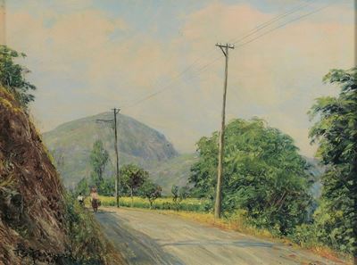 Berto Ferrari (1887 - 1965)strada sui Monti, 1941
