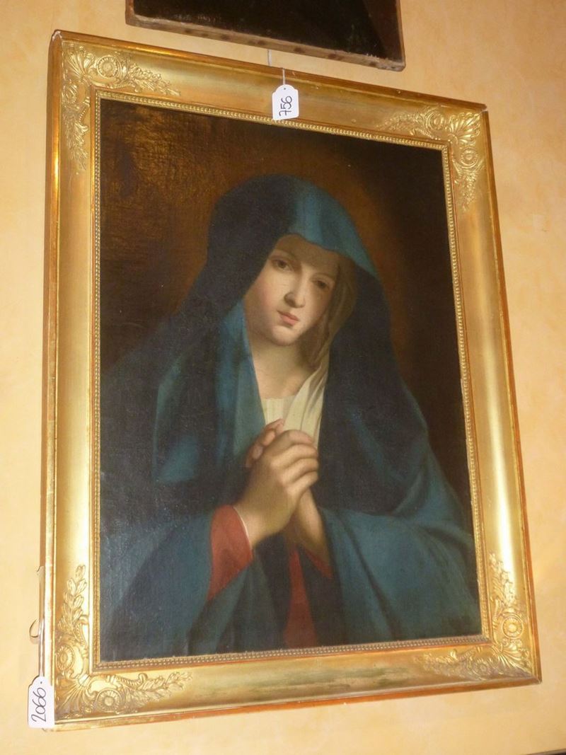 Sassoferrato, copia da Madonna  - Asta Antiquariato - Cambi Casa d'Aste
