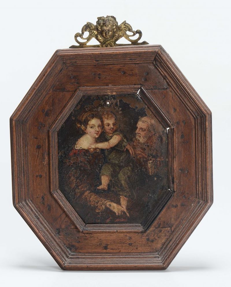 Scuola del XVIII secolo Sacra Famiglia  - Asta Antiquariato - Cambi Casa d'Aste