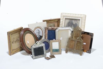 Lotto di Portafoto in Materiali Diversi