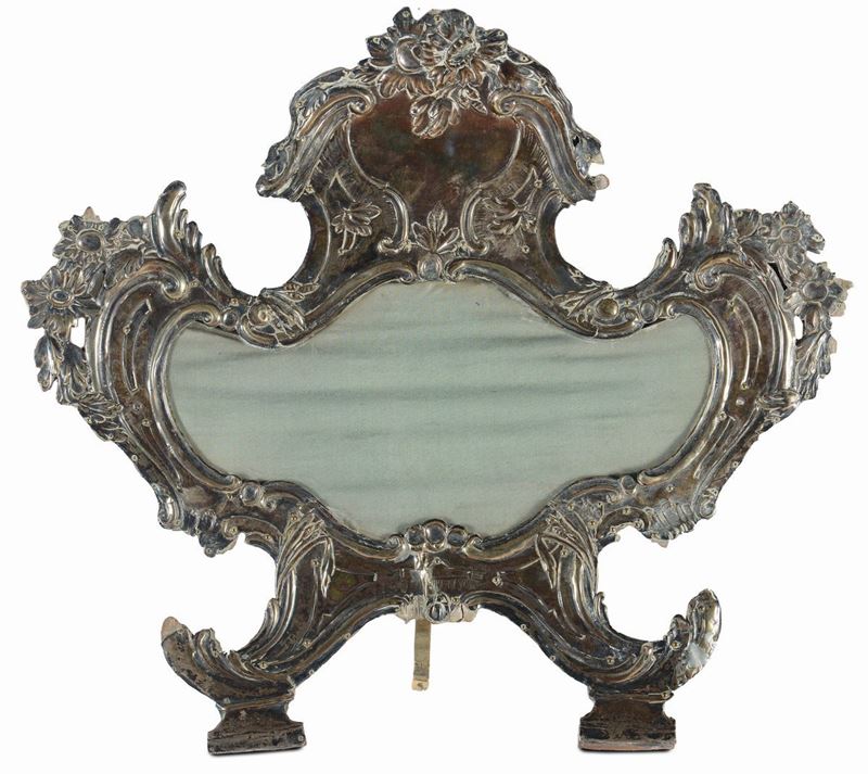 Cartagloria in argento, XIX secolo  - Asta Antiquariato - Cambi Casa d'Aste