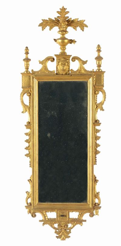 Coppia di Ventoline in Legno Intagliato e Dorato, Fine XVIII Secolo