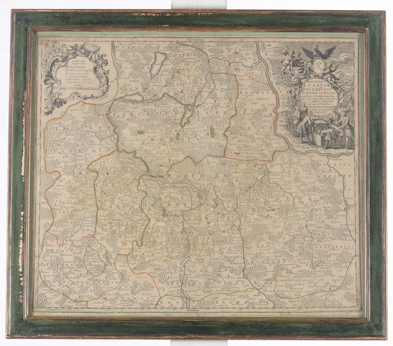 Carta geografica, XVIII secolo  - Auction Fine Art - Cambi Casa d'Aste