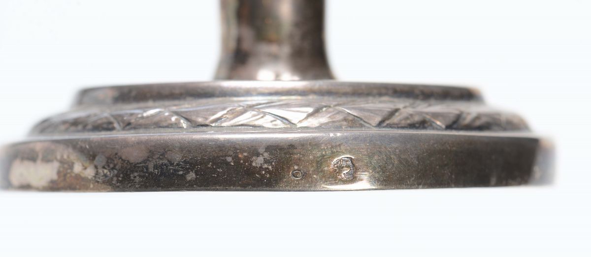 Navicella in Argento Sbalzato e Cesellato. Roma XIX-XX Secolo