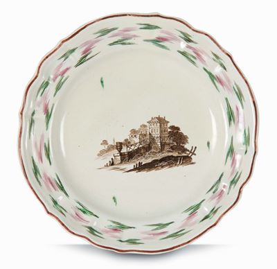 Raro Piatto Milano, Bottega di Pasquale Rubati, Circa 1780-1790