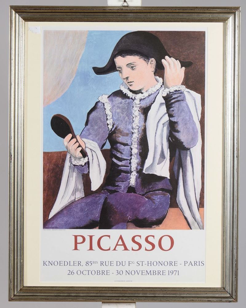 Locandina della mostra di Picasso a Parigi nel 1971  - Asta Antiquariato - Cambi Casa d'Aste