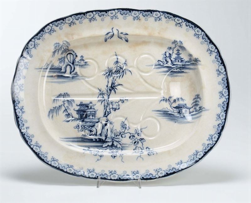 Vassoio in ceramica, Inghilterra XX secolo  - Asta Asta a Tempo Antiquariato - Cambi Casa d'Aste