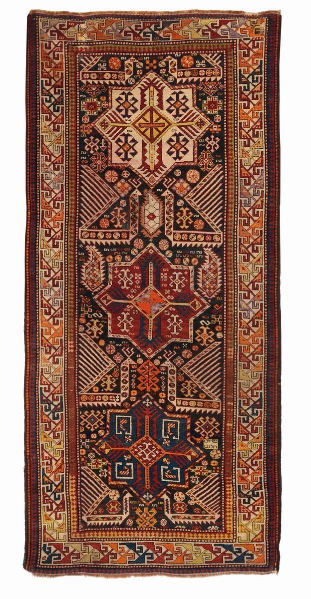 Tappeto caucasico Astafa, fine XIX inizio XX secolo  - Asta Antiquariato - Cambi Casa d'Aste