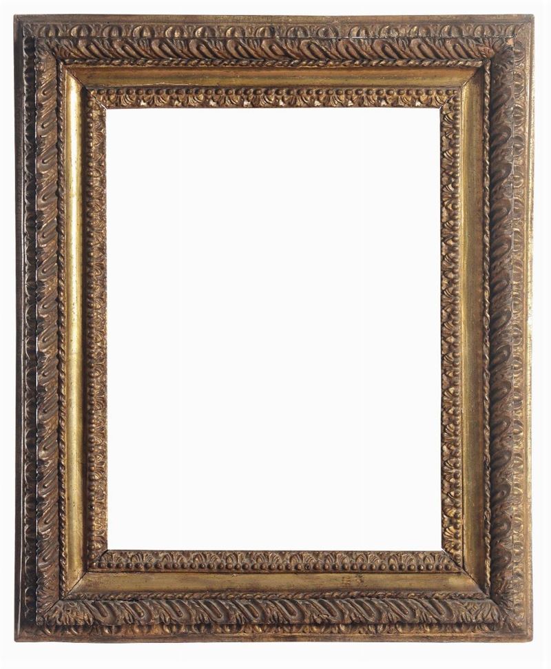 Cornice Salvator Rosa a quattro ordini di intagli. Stati Pontifici XVIII secolo  - Auction Fine Old Frames - Cambi Casa d'Aste