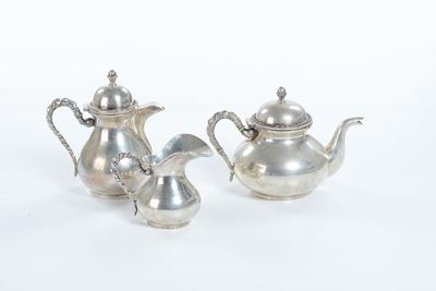 Servizio De Tè e Caffè in Argento, XX Secolo