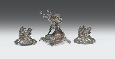 Tre Figure Diverse in Argento, XX Secolo
