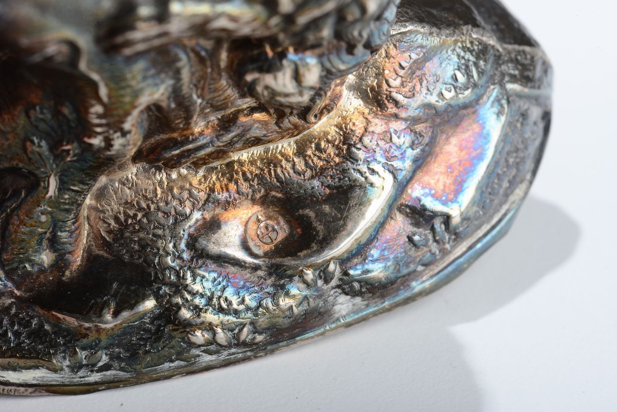 Tre Figure Diverse in Argento, XX Secolo