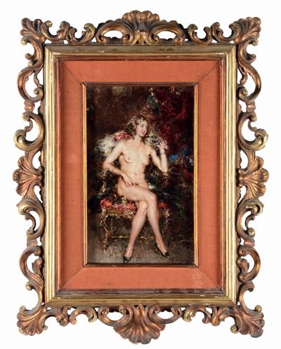Juan Pablo Salinas (1871 - 1946)nudo Femminile
