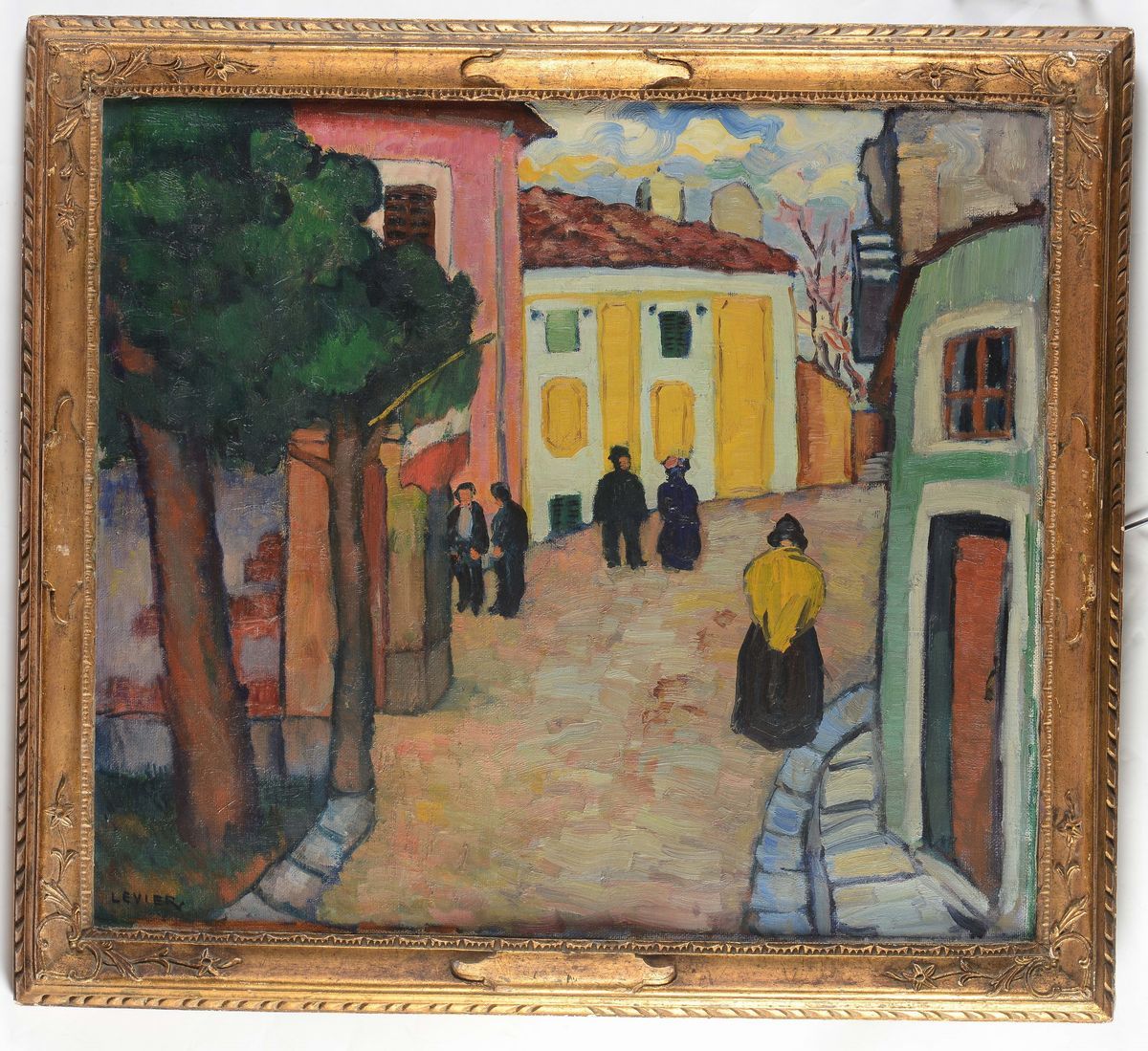 Adolfo Levier (1873-1953)strada con Figure