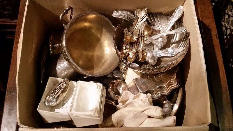 Lotto di oggetti in lega argentata  - Auction Fine Art - Cambi Casa d'Aste