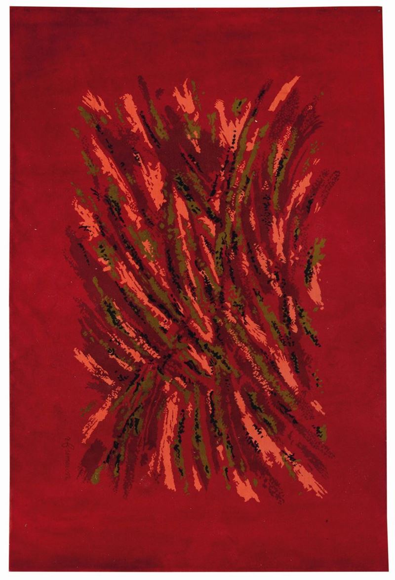 Tappeto europeo, seconda metà XX secolo  - Auction Fine Art - Cambi Casa d'Aste