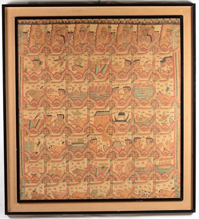 Pannello con Storie di Vita, India (?)
