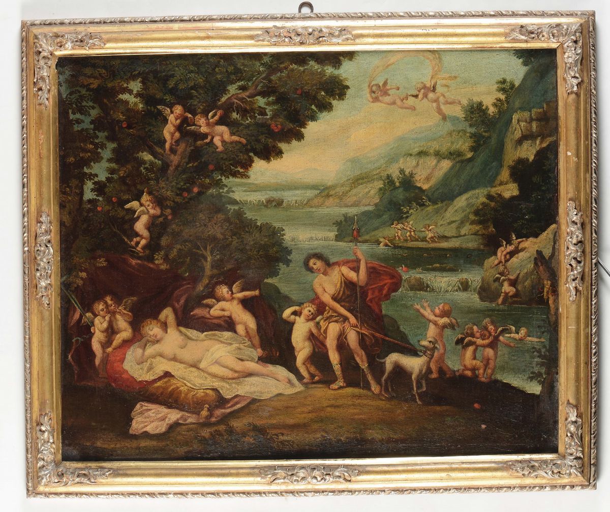 Scuola Emiliana del XVIII Secoloallegorie dei Quattro Elementi (aria, Acqua, Terra e Fuoco)