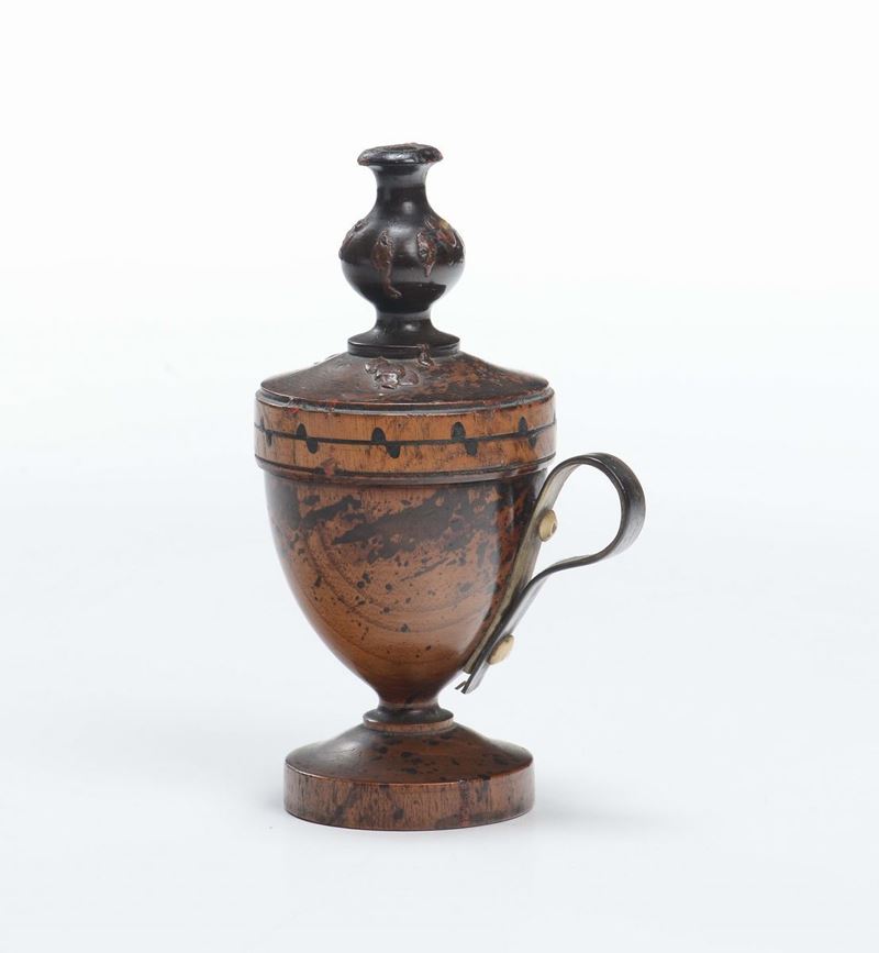 Stoppiniera in legno e radica, XIX secolo  - Auction Fine Art - Cambi Casa d'Aste