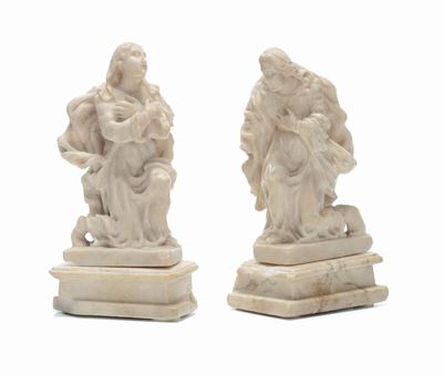 Scultore del XVII Secolocoppia di Dolenti