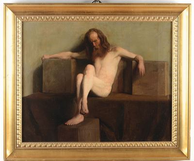 Carlo Bonatto (1855-1878)nudo Maschile