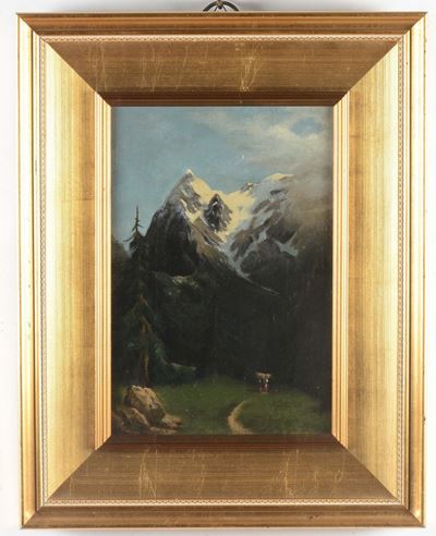 Giuseppe Camino (1818-1890)catena del Monte Bianco