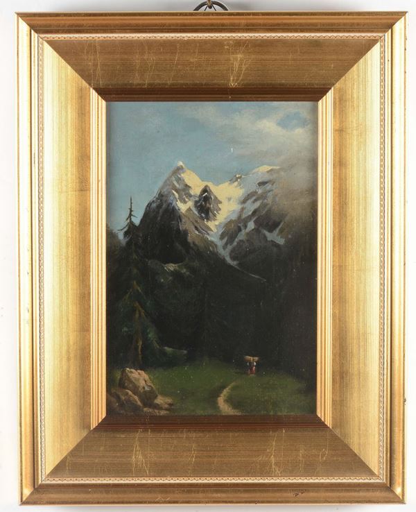 Giuseppe Camino (1818-1890) Catena del Monte Bianco