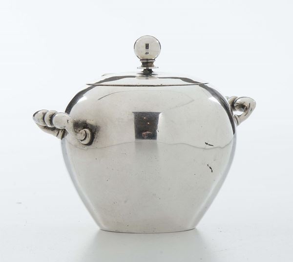 Zuccheriera in argento, Argentiere C.K., 1884