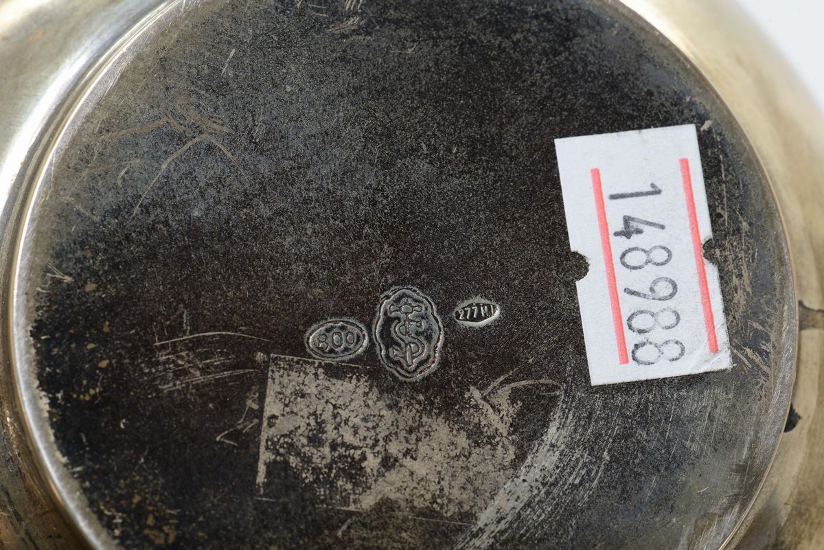 Lotto di Cinque Pezzi Diversi in Argento, XX Secolo
