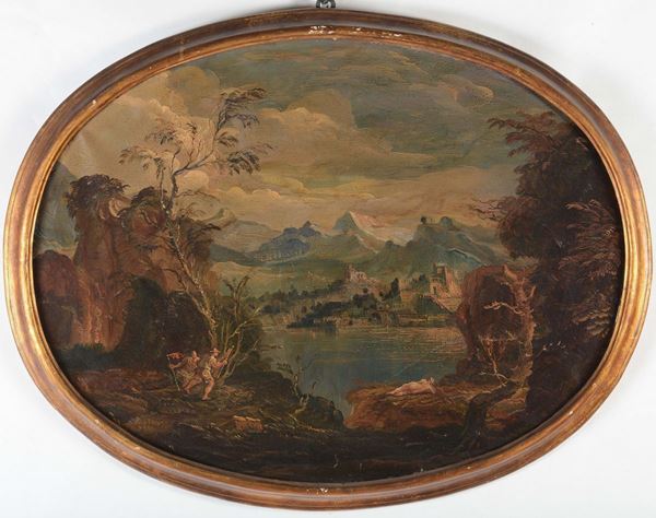 Anonimo del XIX-XX secolo Paesaggio