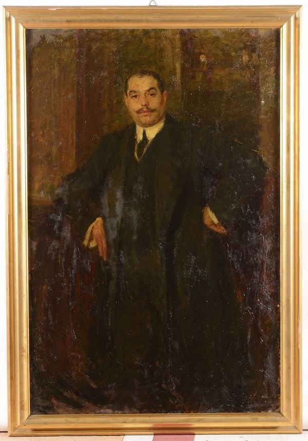 Anonimo del XIX secolo Ritratto di antenato