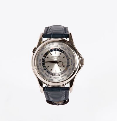 Patek Philippe, Geneve, Ore del Mondo, Movimento No. 3940223, Cassa No. 4484067, Ref. 5130g, Orol...