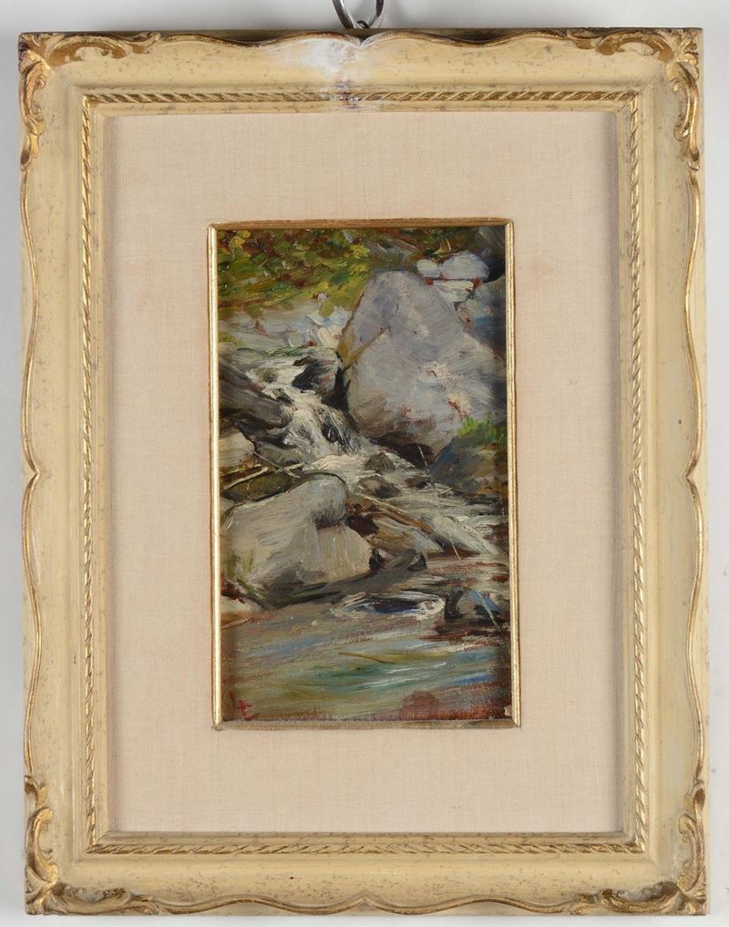 Lazzaro Luxardo (1865-1949) Torrente  - Asta Antiquariato - Cambi Casa d'Aste