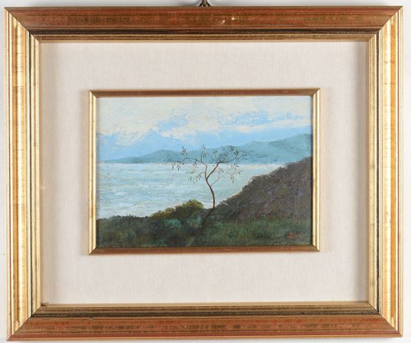 Giovanni Battista Bassano (1874-1951) Polanesi, crepuscolo grigio