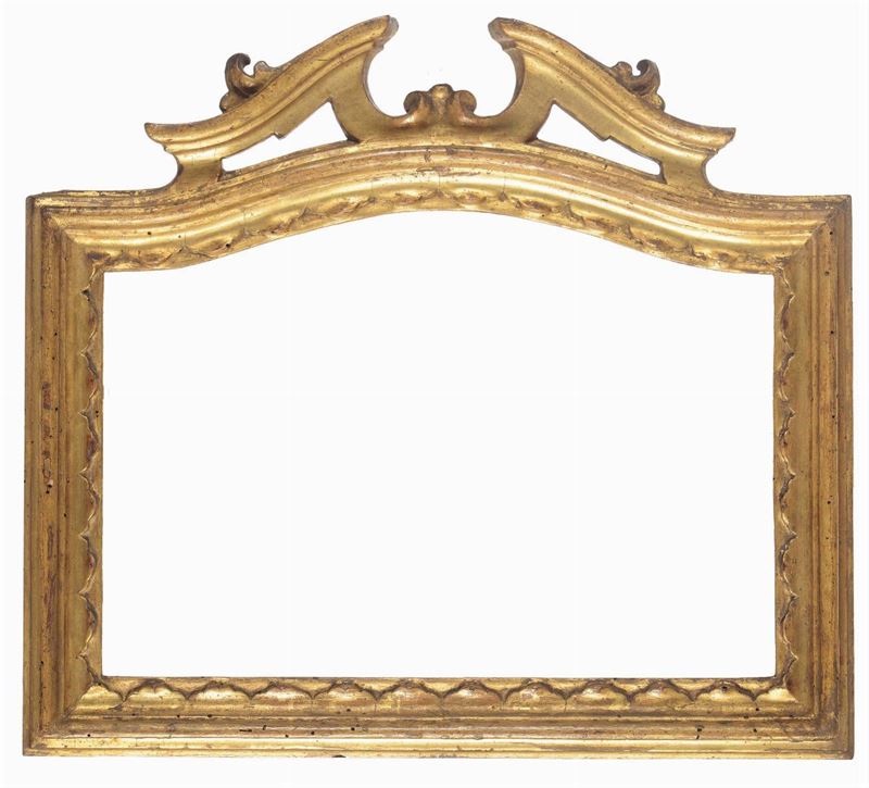 Cornice sagomata ed interamente dorata, Bologna XVIII secolo  - Auction Fine Old Frames - Cambi Casa d'Aste