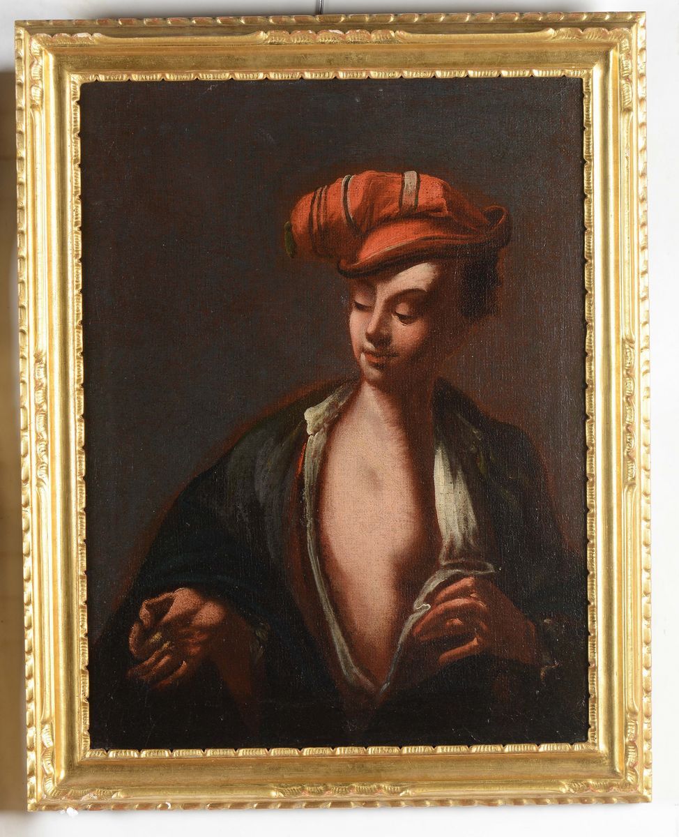 Scuola Francese della Fine del XVIII Secolodue Ritratti