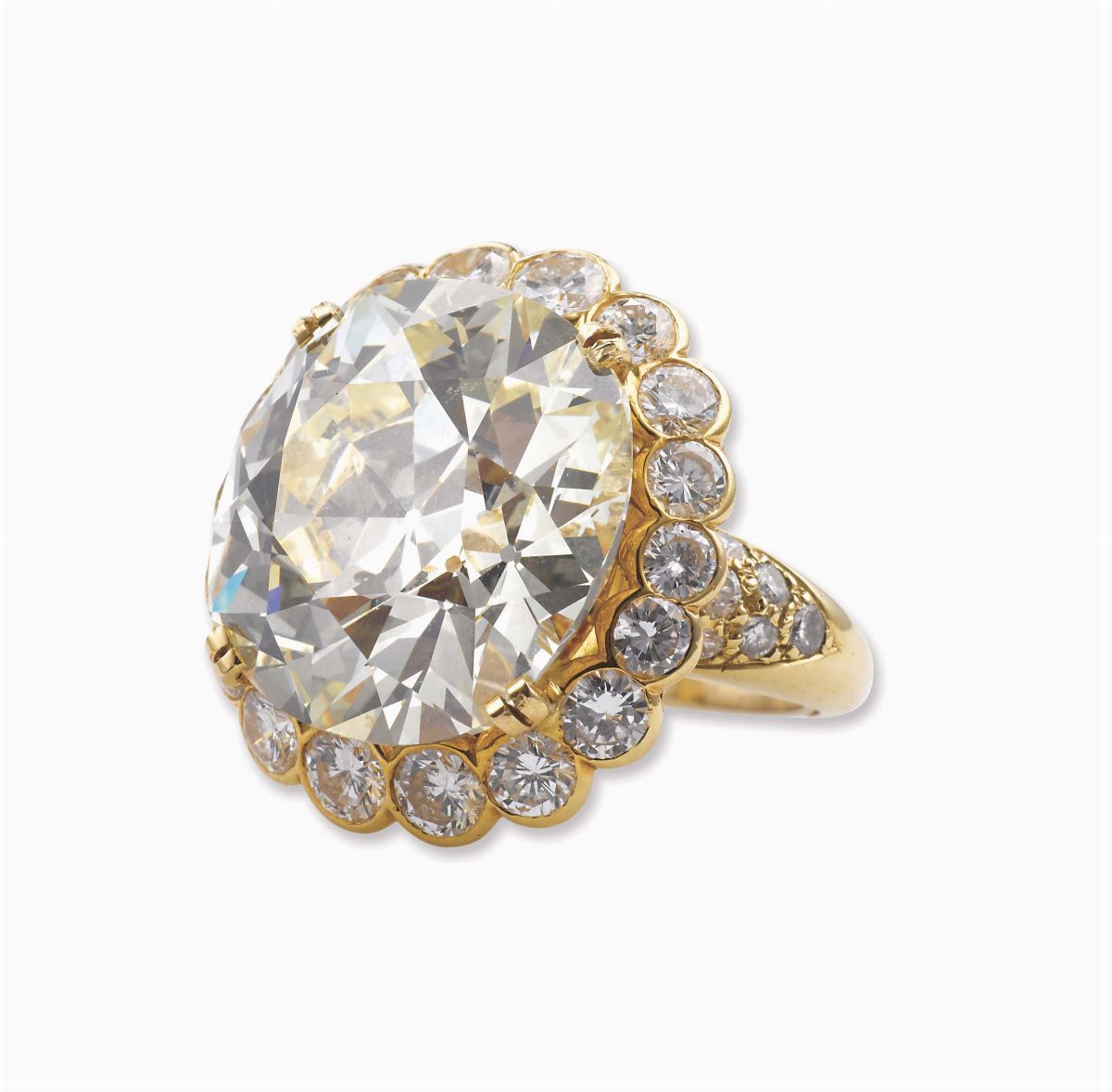 Diamante, Taglio a Cuscino, Vecchio, di Ct 29,28