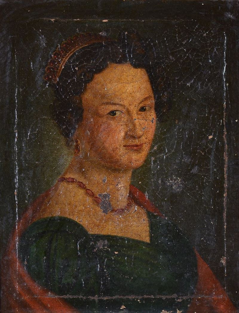 Scuola del XVIII secolo Ritratto di signora  - Asta Antiquariato - Cambi Casa d'Aste