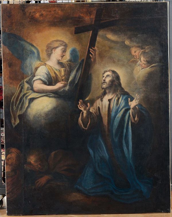 Scuola del XVIII secolo Gesù e angeli