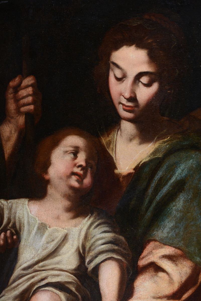 Domenico Fiasella (sarzana 1589-1669)sacra Famiglia con Sant’anna