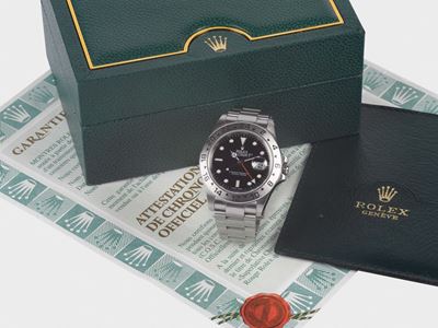Rolex, Oyster Perpetual Date, Explorer II, Superlative Chronometer, Officially Certified, Cassa N...