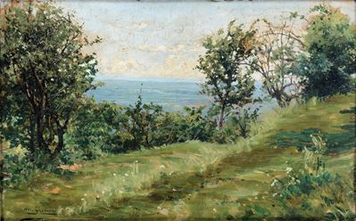 Mario Gheduzzi (1891 - 1970)paesaggio Montano