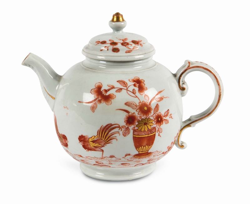 A teapot, Doccia Ginori factory  - Auction Majolica and porcelain from the 16th to the 19th century - Cambi Casa d'Aste