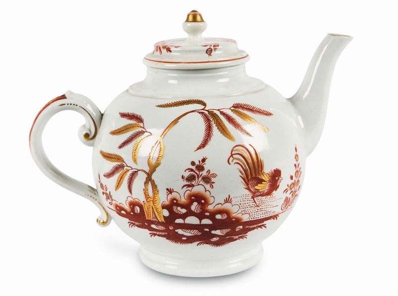 A teapot, Doccia Ginori factory, circa 1770  - Auction Majolica and porcelain from the 16th to the 19th century - Cambi Casa d'Aste
