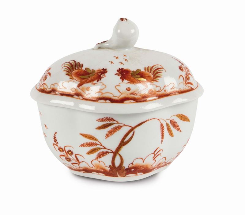 A sugar bowl, Doccia Ginori factory, circa 1780  - Auction Majolica and porcelain from the 16th to the 19th century - Cambi Casa d'Aste