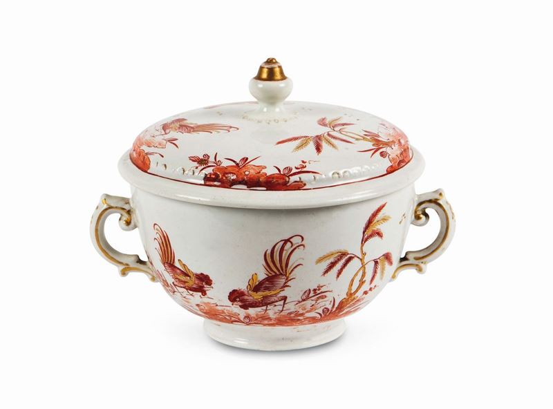 A porcelain soup bowl, Doccia Ginori factory, circa 1770  - Auction Majolica and porcelain from the 16th to the 19th century - Cambi Casa d'Aste