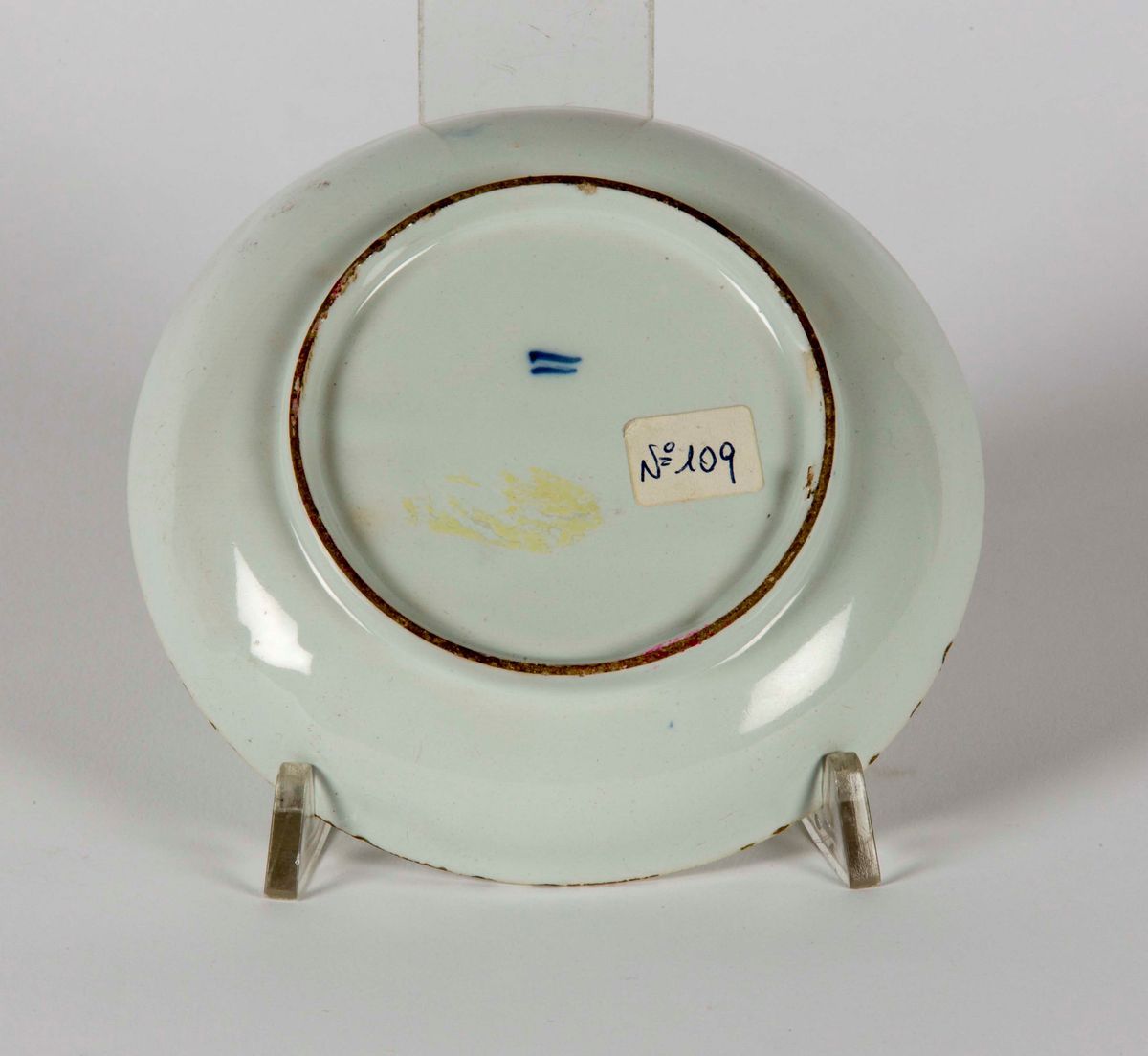 Rarissimo Piattino Nove, Fabbrica P. Antonibon, Seconda Metà del XVIII Secolo