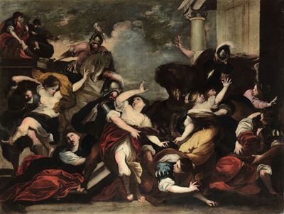 Bartolomeo Biscaino (1632-1657), Attribuito Aratto delle Sabine